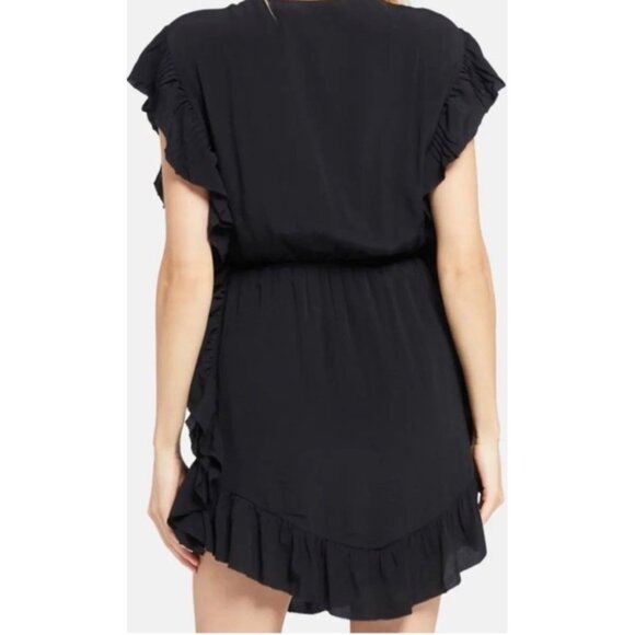 IRO Zestful Lace Inset Black Mini Dress Size 34 XS - Picture 2 of 16